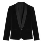 CELINE SHORT TUX JACKET IN COTTON VELVET