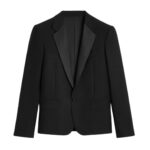 CELINE SHORT TUX JACKET IN WOOL AND MOHAIR