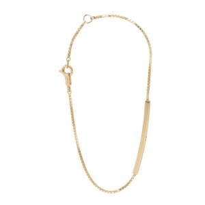 CELINE SENTIMENTAL STRAIGHT BRACELET IN YELLOW GOLD AND DIAMOND