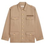 CELINE SAHARIENNE JACKET IN TECHNICAL COTTON