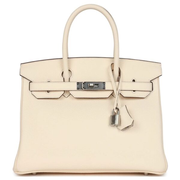 HERMÈS BIRKIN 30 NATA CLEMENCE PALLADIUM HARDWARE