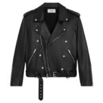 CELINE LOOSE BIKER JACKET IN CALFSKIN