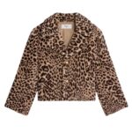 CELINE EGG SHAPED PEACOAT IN FUR EFFECT WOOL