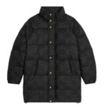CELINE LONG TRIOMPHE DOWN JACKET IN LIGHTWEIGHT NYLON