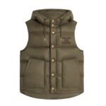 CELINE SLEEVELESS DOWN JACKET IN LIGHTWEIGHT NYLON