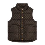 CELINE QUILTED VEST IN MONOGRAM NYLON