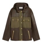 CELINE PARKA IN SOFT LAMBSKIN