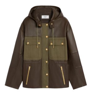 CELINE PARKA IN SOFT LAMBSKIN