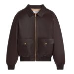 CELINE LOOSE AVIATOR BLOUSON JACKET IN SOFT LAMBSKIN