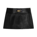 CELINE GOURMETTE MINI SKIRT IN SOFT LAMBSKIN