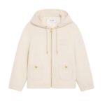 CELINE TRIOMPHE BLOUSON JACKET IN DOUBLE FACE CASHMERE