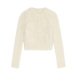 CELINE EMBROIDERED CARDIGAN IN MOHAIR