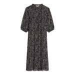CELINE FOLK DRESS IN VISCOSE GEORGETTE