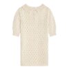 CELINE MINI DRESS IN POINTELLE COTTON