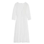 CELINE MAXI DRESS IN COTTON TWILL