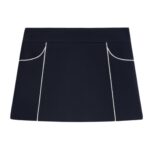 CELINE TRAPEZE MINI SKIRT IN GAUFFERED DOUBLE WOOL