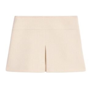 CELINE TRAPEZE MINI SKIRT IN CASHMERE TWEED