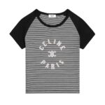 CELINE TRIOMPHE T SHIRT IN COTTON JERSEY