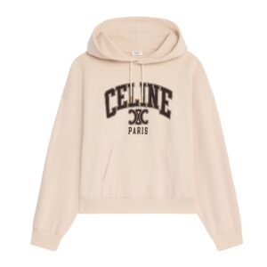 CELINE OVERSIZED HOODIE IN COTTON FLEECE