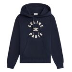 CELINE TRIOMPHE HOODIE IN COTTON FLEECE