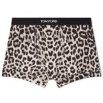 TOM FORD SNOW LEOPARD COTTON BOXER BRIEFS