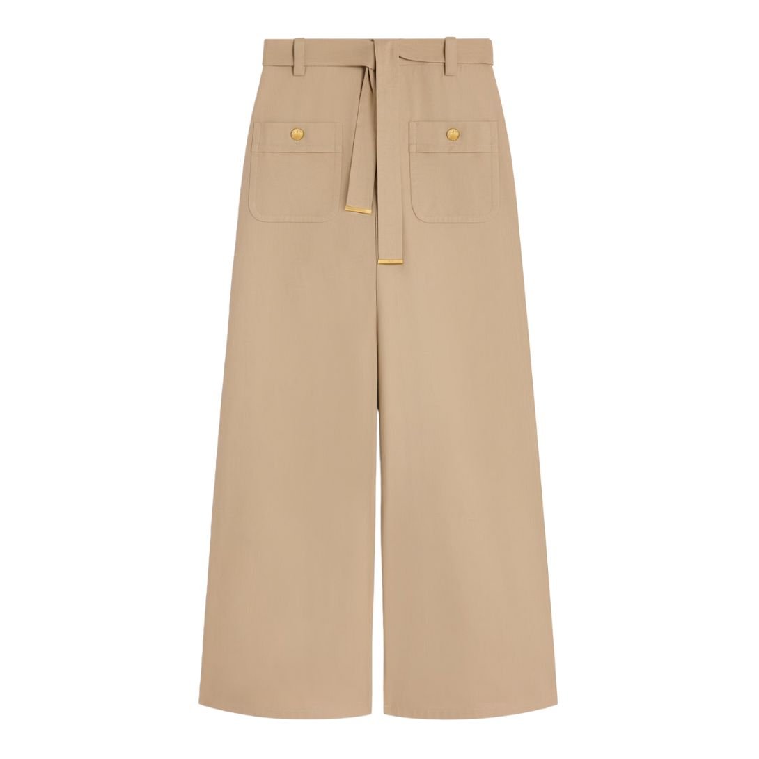 1-561-1.jpg CELINE TAILLAT PANTS IN COTTON TWILL