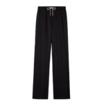 CELINE STRAIGHT JOGGING PANTS IN CASHMERE FLANNEL BLACK