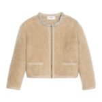 CELINE EMBROIDERED CARDIGAN IN BRUSHED MOHAIR