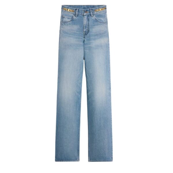 CELINE KITTY JEANS IN PISMO WASH DENIM
