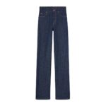 CELINE KITTY JEANS IN RAW WASH DENIM