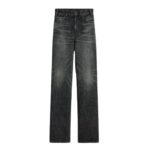CELINE KITTY JEANS IN BLACK ICE RINSE WASH DENIM