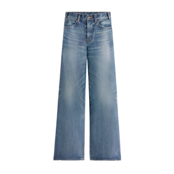 CELINE FLARED SURF JEANS IN UNION WASH DENIM