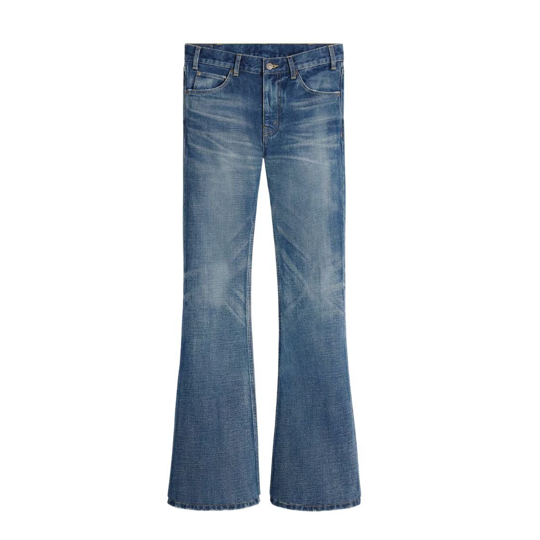 CELINE MARCO JEANS IN DARK UNION WASH DENIM