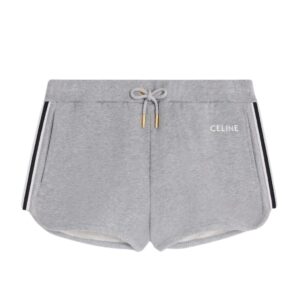 CELINE MINI JOGGER SHORTS IN COTTON FLEECE