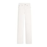 CELINE KITTY JEANS IN OPTIC WHITE WASH DENIM