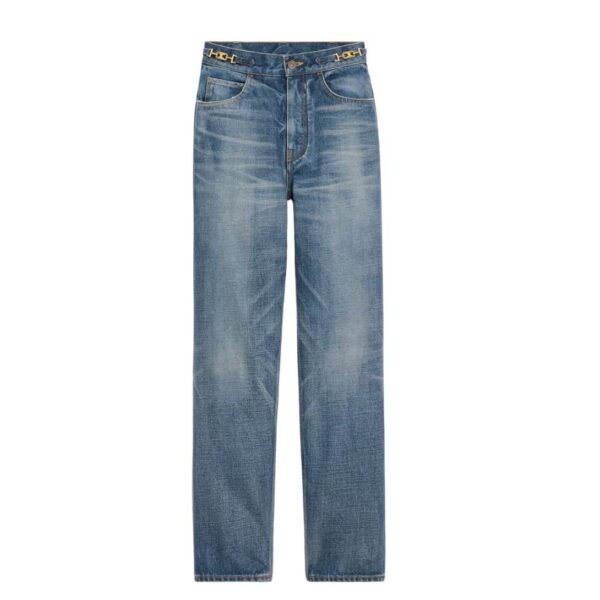 CELINE MARGARET JEANS IN UNION WASH DENIM