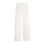 CELINE JANE JEANS IN OPTIC WHITE WASH DENIM