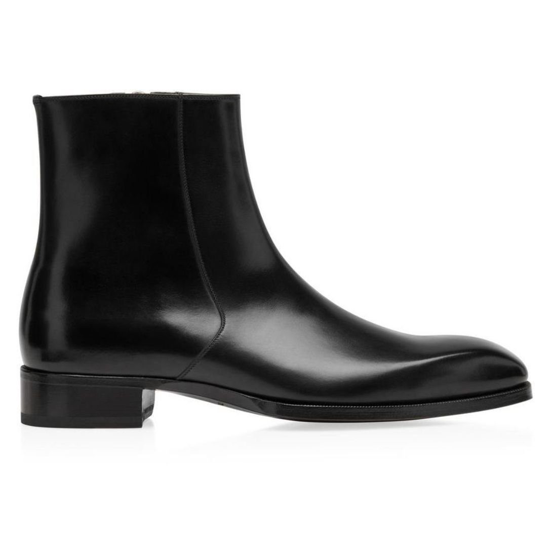 1-6-1.jpg TOM FORD BURNISHED LEATHER ELKAN ZIP BOOT