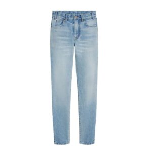 CELINE TESS JEANS IN BLUE ECLIPSE WASH DENIM