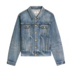 CELINE OVERSIZED TRUCKER JACKET IN UNION WASH DENIM