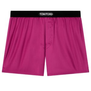 TOM FORD SILK BOXERS RASPBERRY