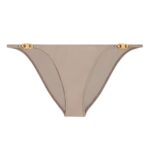 CELINE TRIOMPHE SWIMSUIT BOTTOM IN MATTE JERSEY LIGHT TAUPE