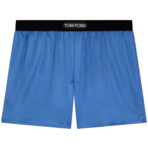 TOM FORD SILK BOXERS COBALT BLUE