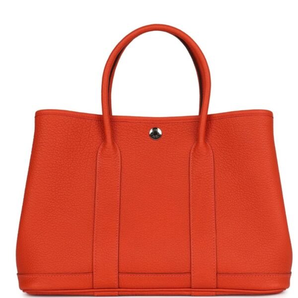 HERMÈS GARDEN PARTY 30 CAPUCINE NEGONDA PALLADIUM HARDWARE