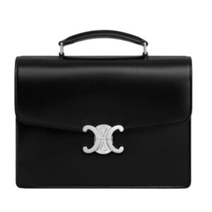 CELINE SMALL CARTABLE TRIOMPHE IN SHINY CALFSKIN