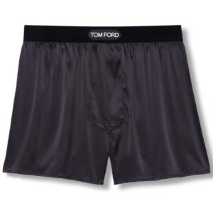TOM FORD SILK BOXERS DEEP PRUNE