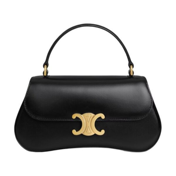 CELINE TEEN CELINE LOLA IN SHINY CALFSKIN LIGHT BURGUNDY - Image 2
