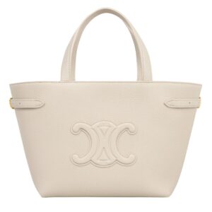 CELINE MINI CABAS ANAIS CUIR TRIOMPHE IN GRAINED CALFSKIN TAN