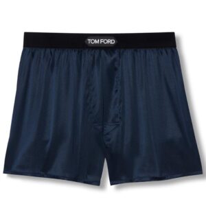 TOM FORD SILK BOXERS DEEP OCEAN