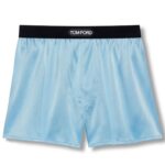 TOM FORD SILK BOXERS AQUA
